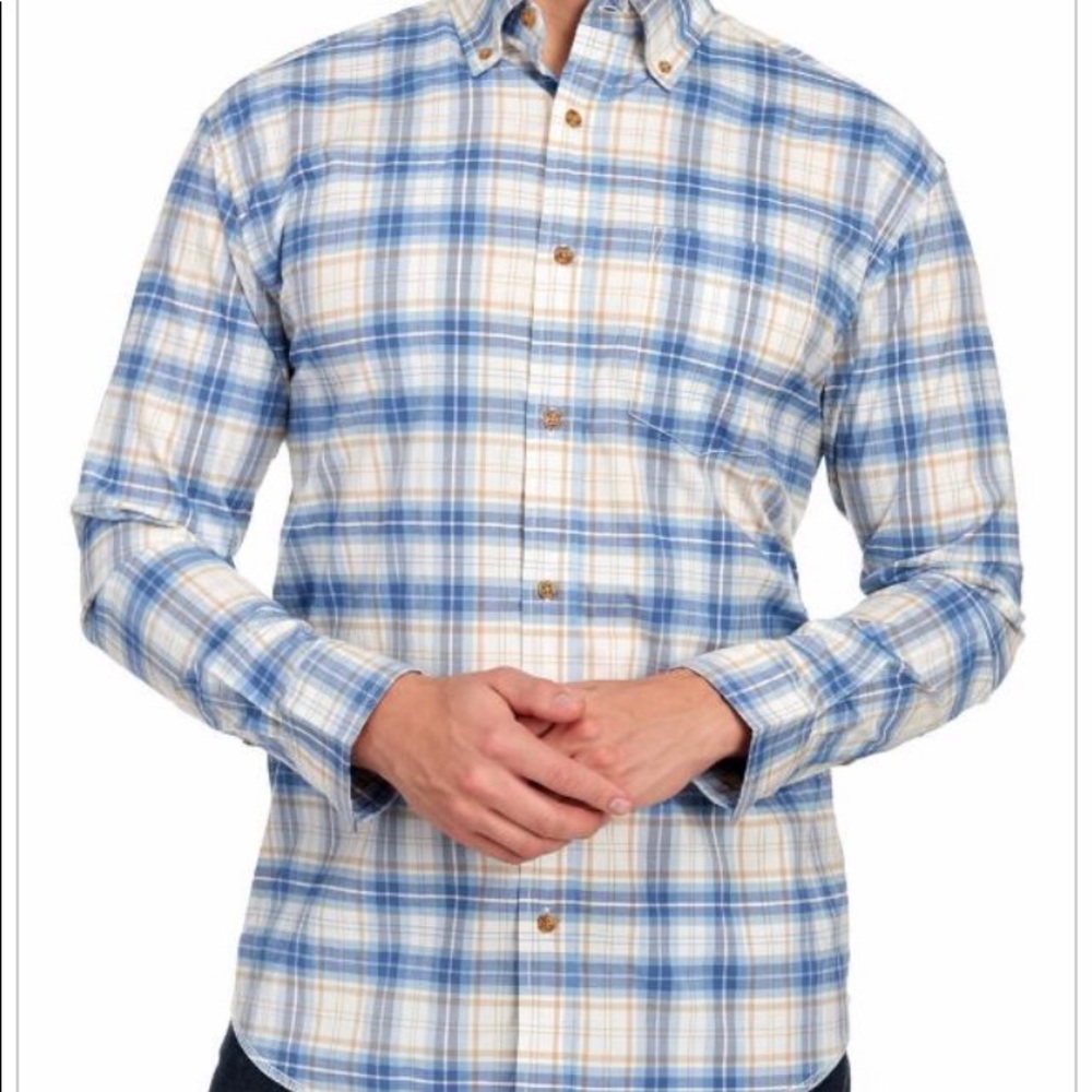 Final Markdown-CLEARWATER OUTFITTERS Plaid Button Down Shirt